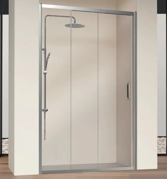 Kaarol — Frente de ducha fijo + 2 puertas correderas