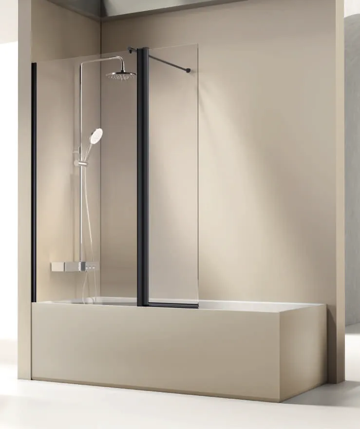 Salónica — Frente de Baño Fijo + Puerta Abatible