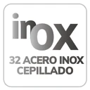 Acabado 32 Acero Inox Cepillado