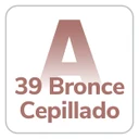 Acabado 39 Bronce Cepillado