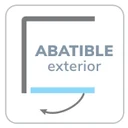 Apertura: Abatible, apertura exterior