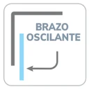 Apertura: Brazo oscilante