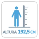 Altura 192,5 cm