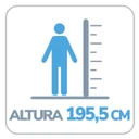 Altura 195,5 cm