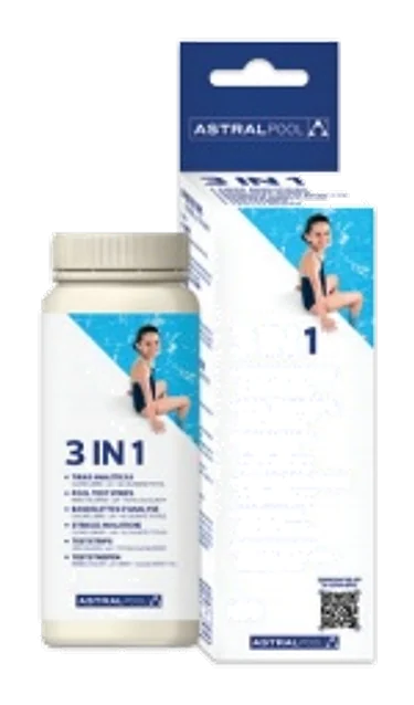 AstralPool 3 in 1 Tiras analíticas